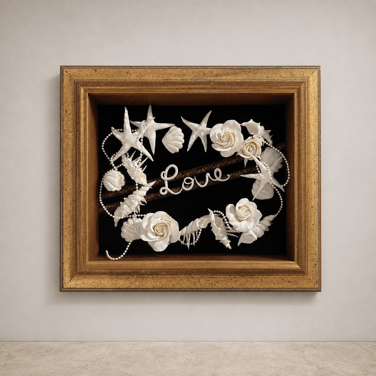 Love 貝殼花圈